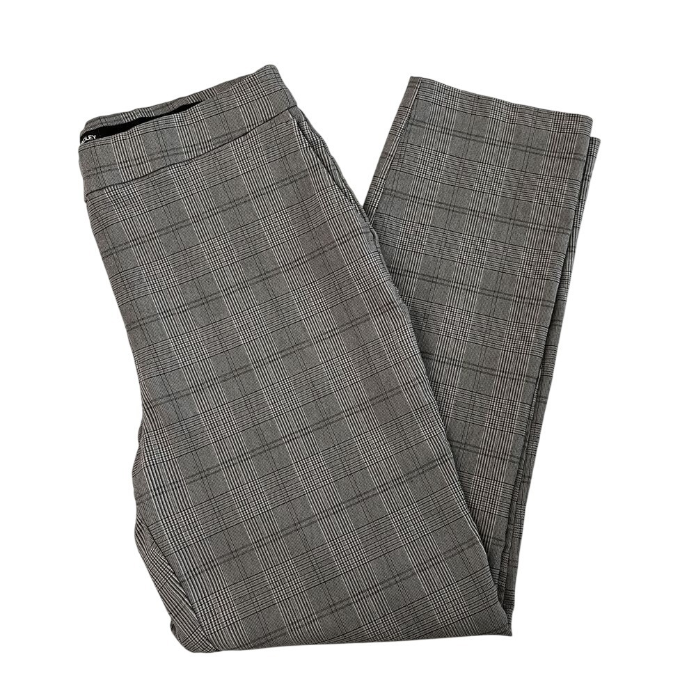 Hilary Radley Womens Plaid Pull On Pants Hilary Radley Casual Slacks, Hilary 306